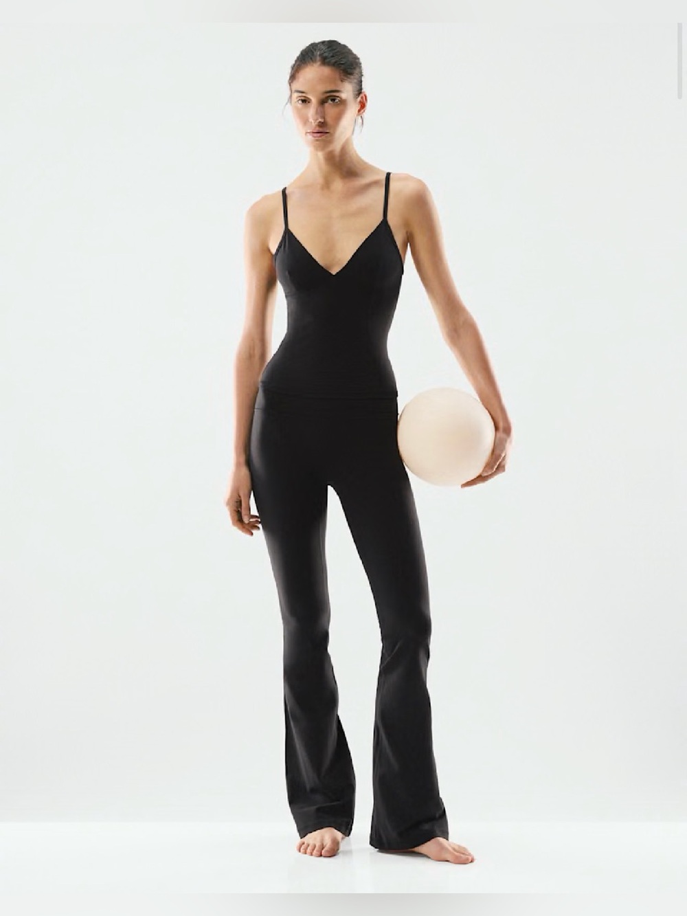 Aritzia Golden BUTTER Cheeky Infinite Hi Flare Legging